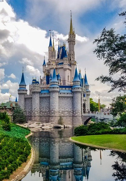 Cinderella's castle at DisneyWorld
